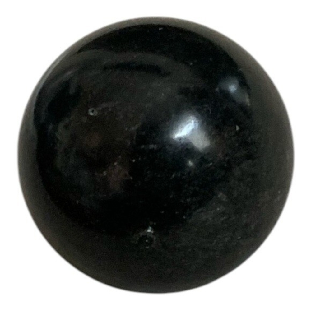Black Onyx Crystal Sphere SMUDGE Meditation Ball w/ Green Velvet Pouch New - Picture 7 of 11